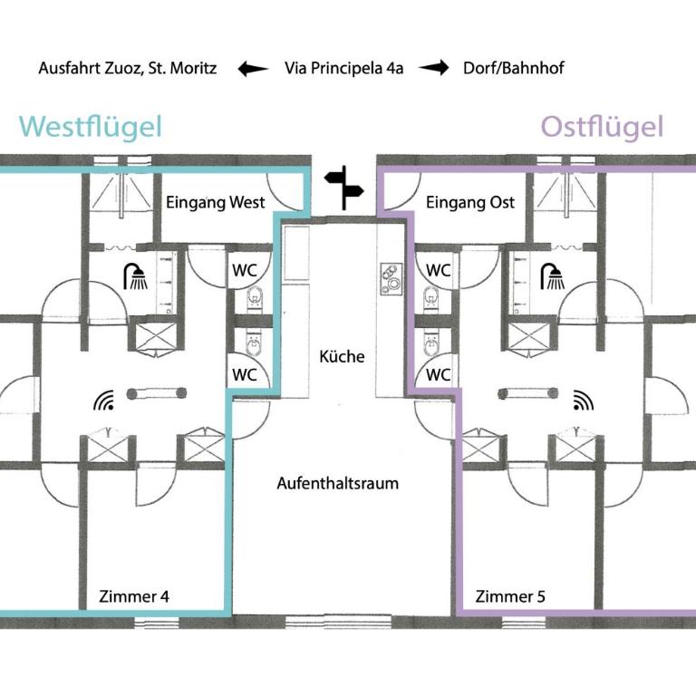 Madulain Lodge @ Werkhof - Haus mit 8 Schlafzimmern - 10