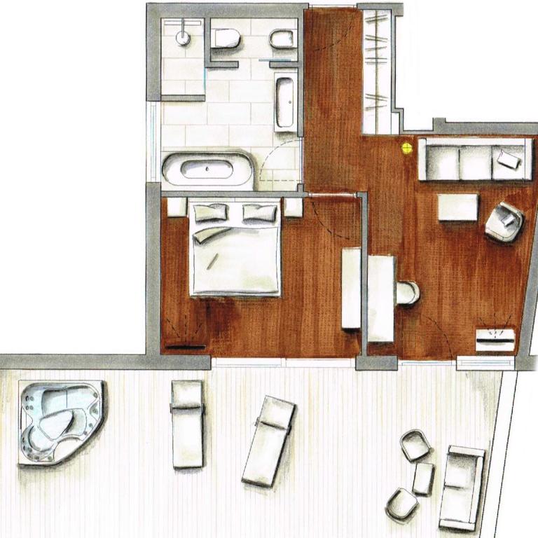 Golserhof - Suite con bañera de hidromasaje - 1