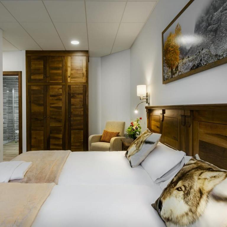 Hostal Bosque de Gamueta - Habitación Doble adaptada para personas con movilidad reducida - 1