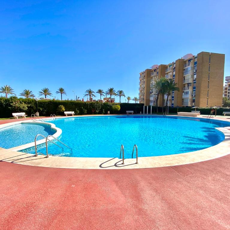Nereo 7 Primera Linea de Playa San Juan Piscina, Parking wifi Inmobiliaria Leo - Two-Bedroom Apartment - 17