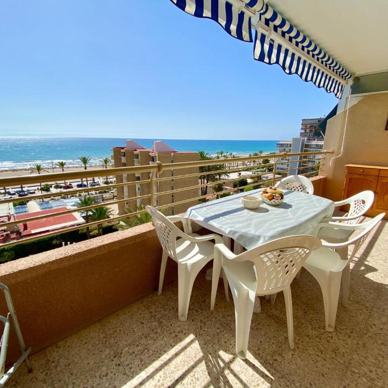 Nereo 7 Primera Linea de Playa San Juan Piscina, Parking wifi Inmobiliaria Leo - Two-Bedroom Apartment - 12