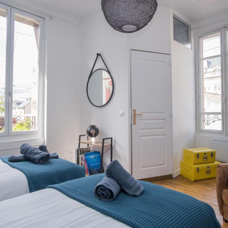 Cabourg Cosy chic Cabourg hyper-centre 4 pers, 2 bedrooms , 2 sdb, terrasse, wifi - Appartement 2 Chambres - 4