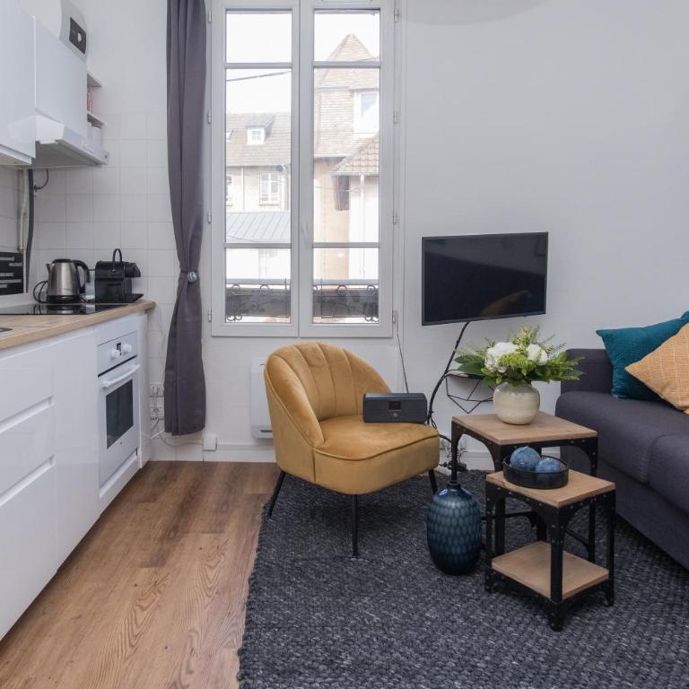 Cabourg Cosy chic Cabourg hyper-centre 4 pers, 2 bedrooms , 2 sdb, terrasse, wifi - Appartement 2 Chambres - 3