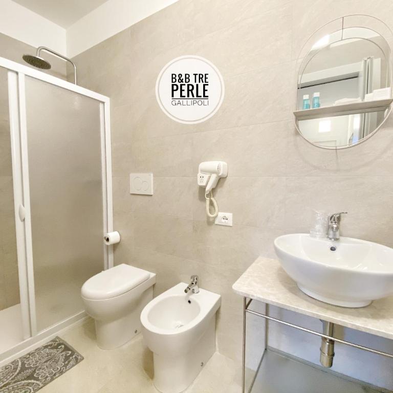 B&b Tre Perle - Camera Matrimoniale/Doppia con Letti Singoli con Terrazza - 22