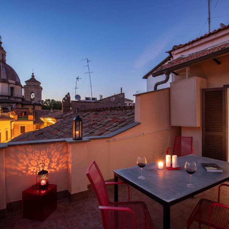 The Right Place 4U Navona Luxury Rooms - Camera Matrimoniale Superior con Terrazza - 12
