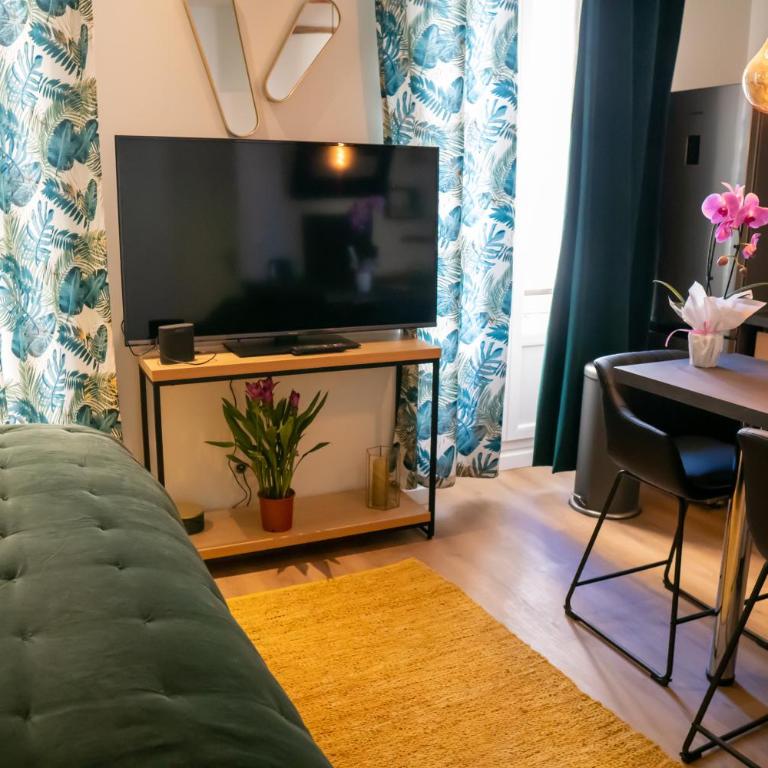 studio coeur de ville neuf et design tt equipé parking gratuit - Apartment mit 1 Schlafzimmer - 23