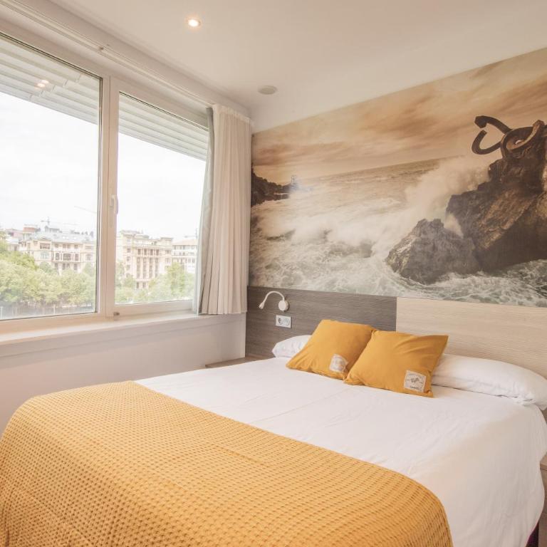 Pensión Riberas del Urumea - Habitación Doble con vistas al río - 1 o 2 camas - 3