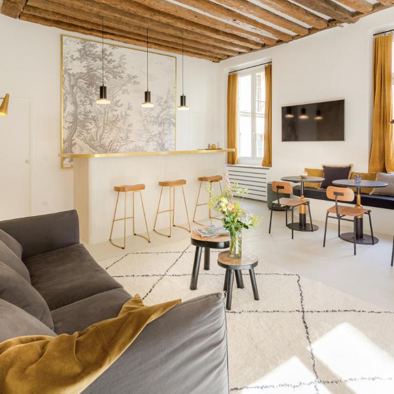 Habitat Parisien - 2BR-2BA - Marais - Hôtel de Ville - Appartement 2 Chambres - 1