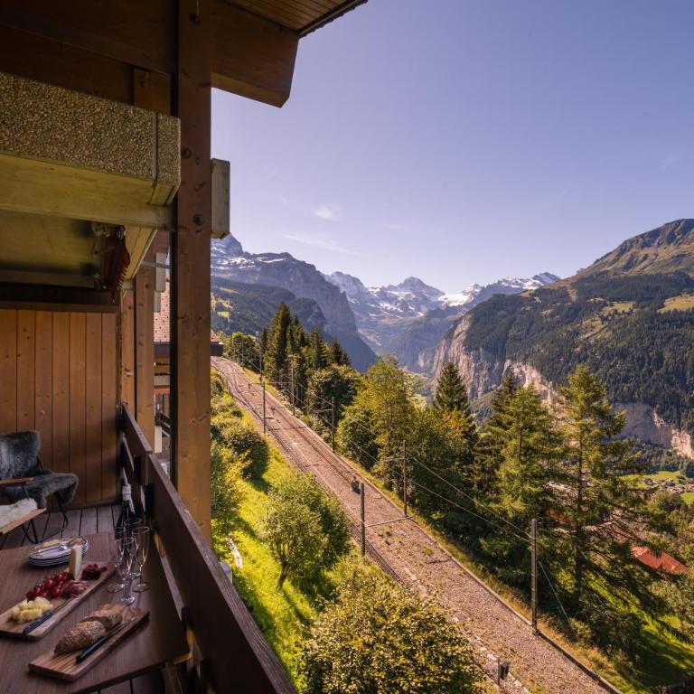 Chalet Primula Penthouse - Apartment mit Blick auf die Berge - 90
