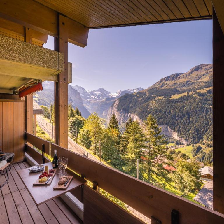 Chalet Primula Penthouse - Apartment mit Blick auf die Berge - 89