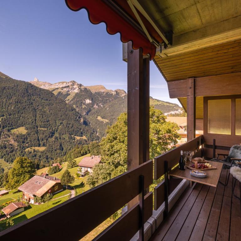 Chalet Primula Penthouse - Apartment mit Blick auf die Berge - 21
