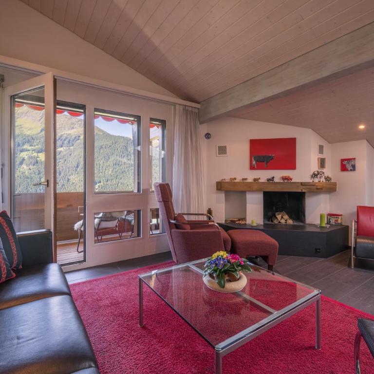 Chalet Primula Penthouse - Apartment mit Blick auf die Berge - 39