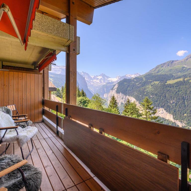 Chalet Primula Penthouse - Apartment mit Blick auf die Berge - 96