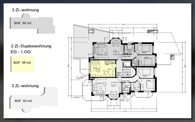 Haus Shangri-La - Apartment Allalin – auf 2 Ebenen - 3