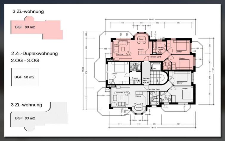 Haus Shangri-La - Apartment Südlenz mit 2 Schlafzimmern - 2