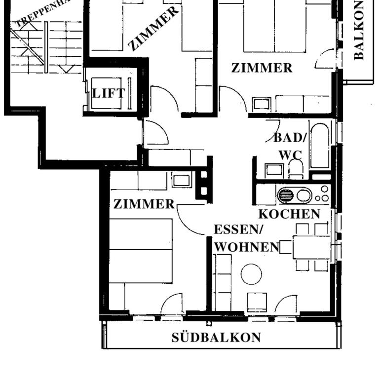 Ferienhaus-Apartment Golf - Apartment mit 3 Schlafzimmern - 1