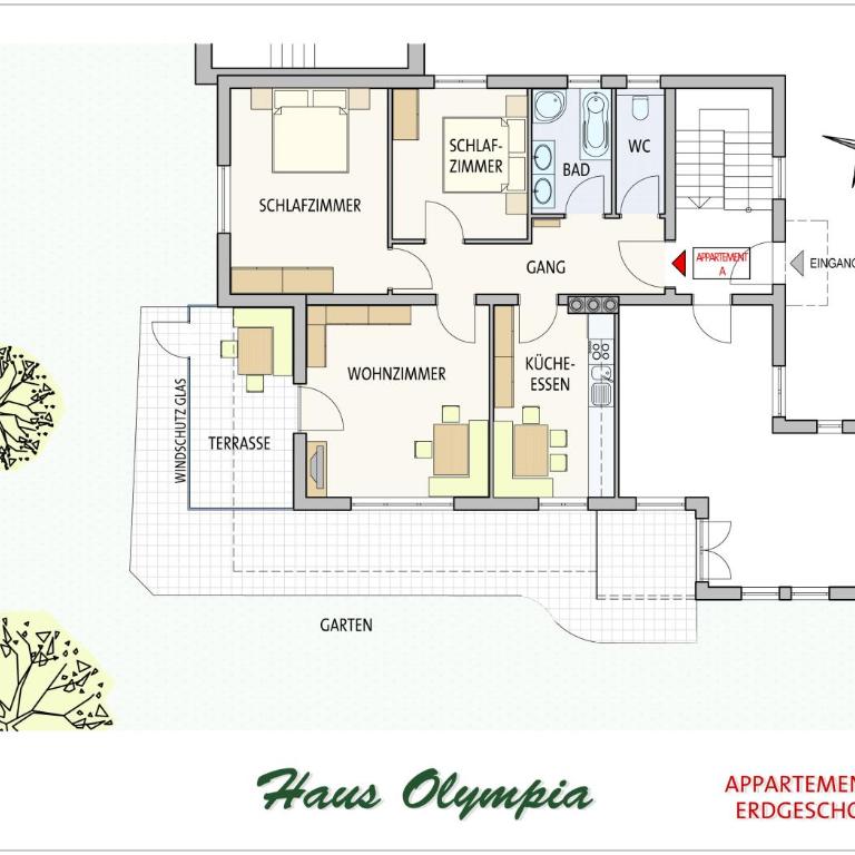 Appartements Haus Olympia - Appartamento Superior con 2 Camere da Letto - 14
