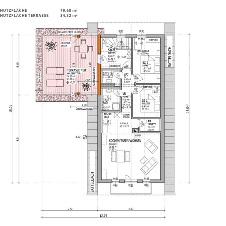 Ferienwohnung Wieserberg - Apartment mit 2 Schlafzimmern - 13
