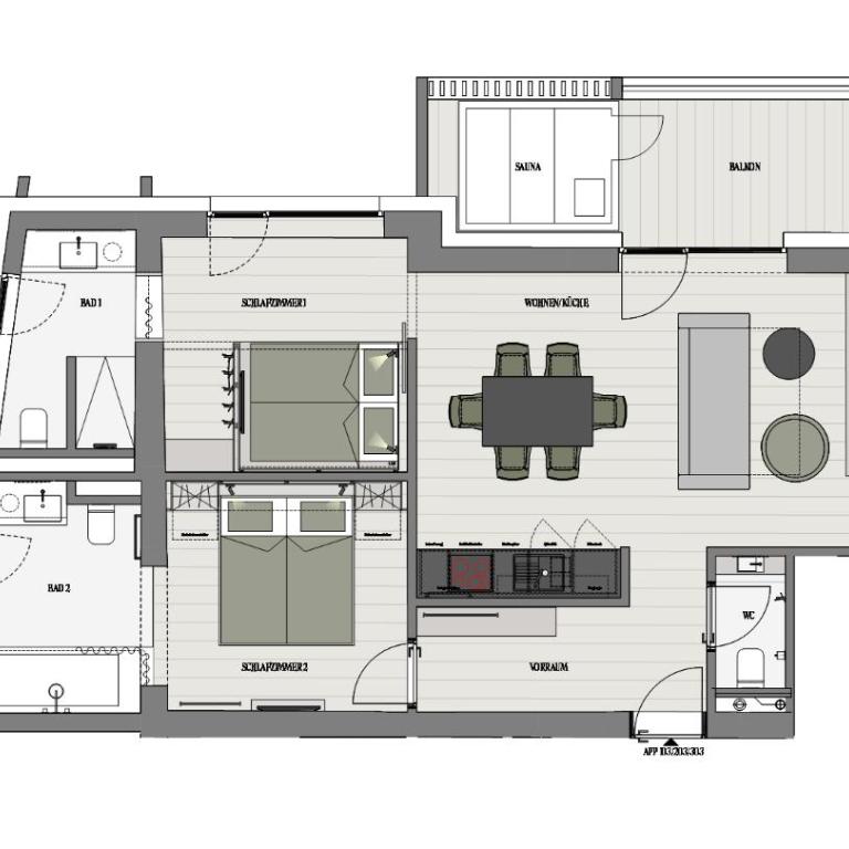 das bleibt Alpine Suites - Apartment mit Terrasse - 9