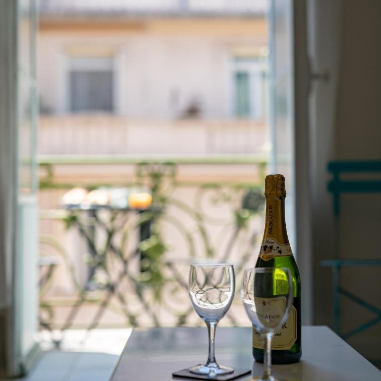 "Le Cappuccino" by EnjoyNice, central, balcony, airco - Appartement 2 Chambres - 3