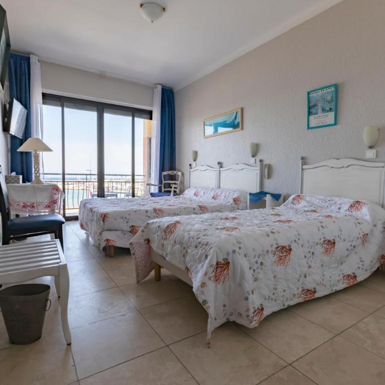 Hôtel Les Alizés - Chambre Triple - Vue sur Mer - 1