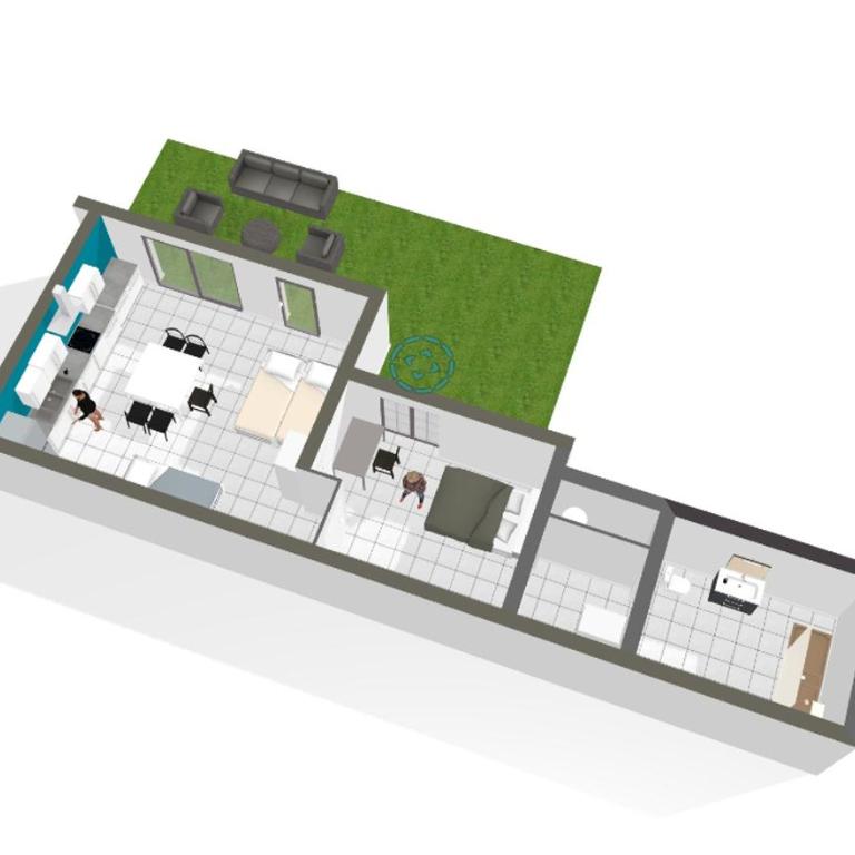 Villa Bigorra Lourdes centre Le Sanctuaire La Grotte , parking - Appartement avec Terrasse - 3