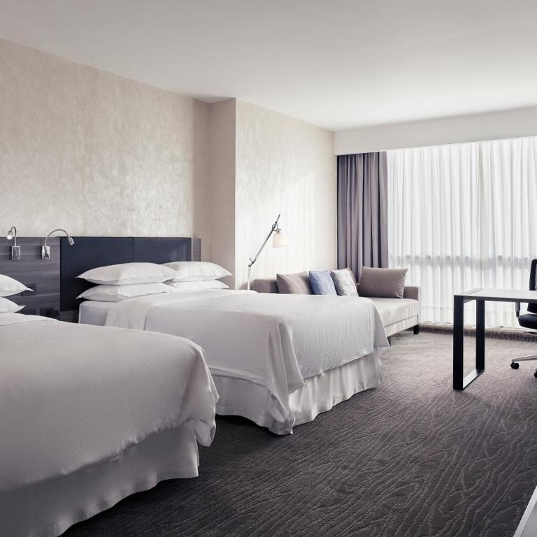 Wyndham Monterrey Ambassador Centro - Habitación Deluxe con 2 camas grandes - No fumadores - 4