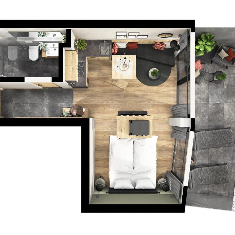 Schloss Auer - Apartamento con terraza - 2