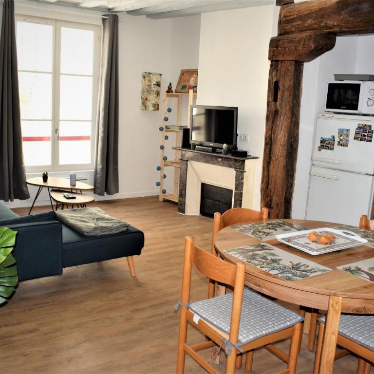 Gite Le Nid des Zoo Zio, 5mn Beauval, appartement terrasse centre-ville - Apartment mit 2 Schlafzimmern - 11