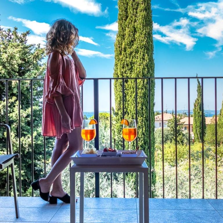 Hotel Relais Agli Olivi - Camera Superior Matrimoniale/Doppia con Letti Singoli con Balcone con Vista Lago - 2