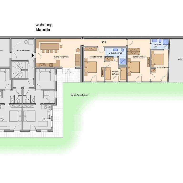 Alois Ferienglück - Apartment mit 4 Schlafzimmern und einem Balkon - 37