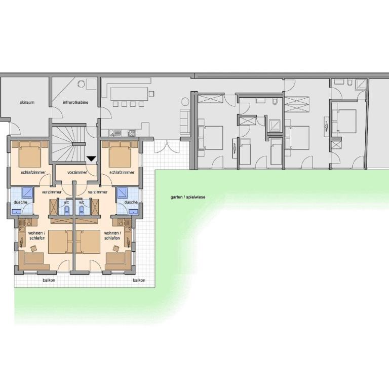 Alois Ferienglück - Apartment mit 3 Schlafzimmern und Balkon - 19
