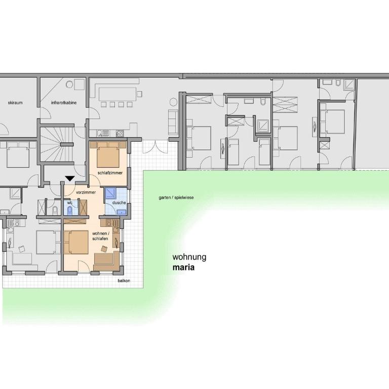 Alois Ferienglück - Apartment mit 1 Schlafzimmer und Balkon - 22