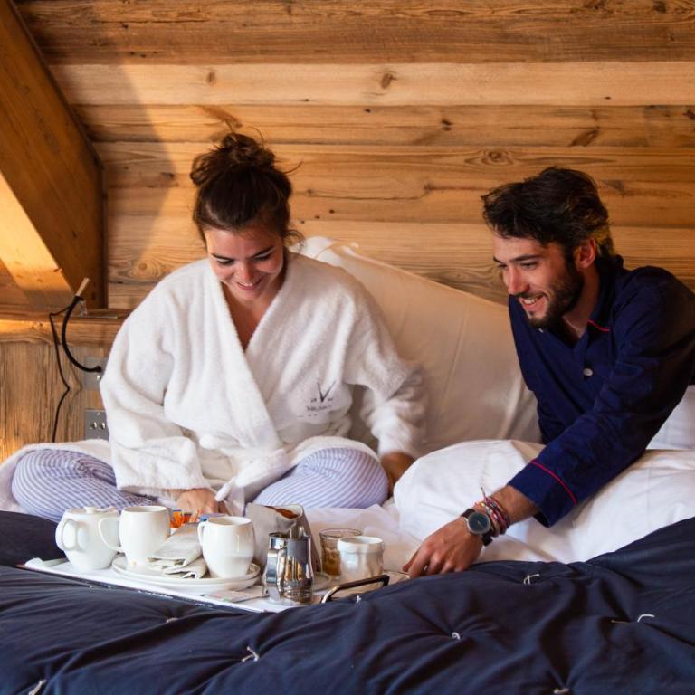 Hotel Le V de Vaujany - Suite avec Mezzanine Sud - 5