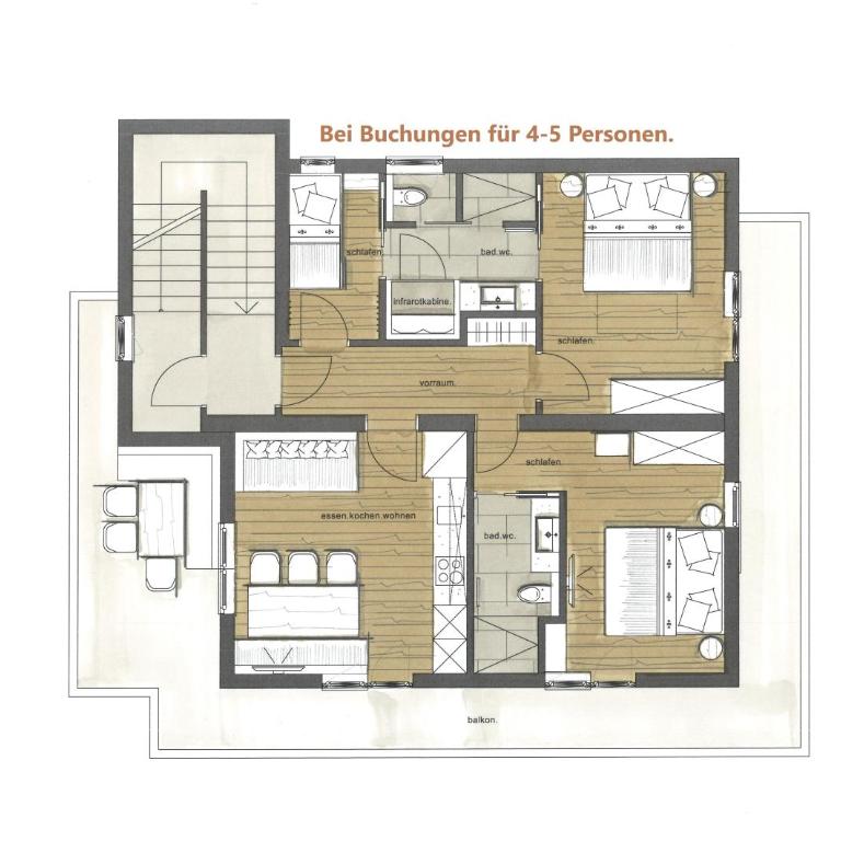 sWiederkehr - Apartment mit 3 Schlafzimmern - 11