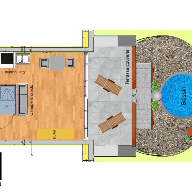 Panoramique 180 lac et montagne et Nid Secret spa romantique - One-Bedroom Apartment with Sauna - 11