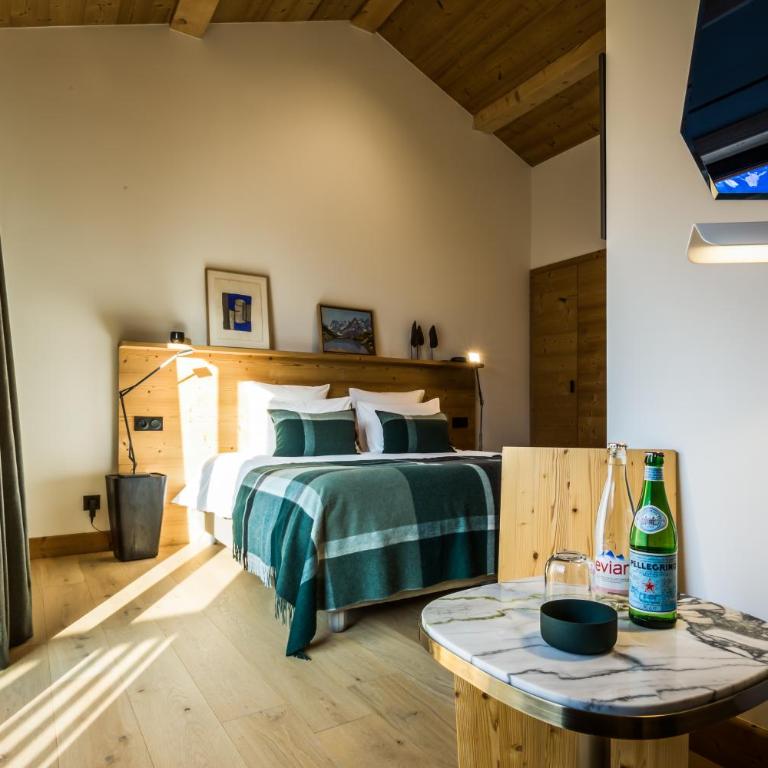 Le Chalet Mont Blanc - Chambre Double Deluxe avec Douche - 11