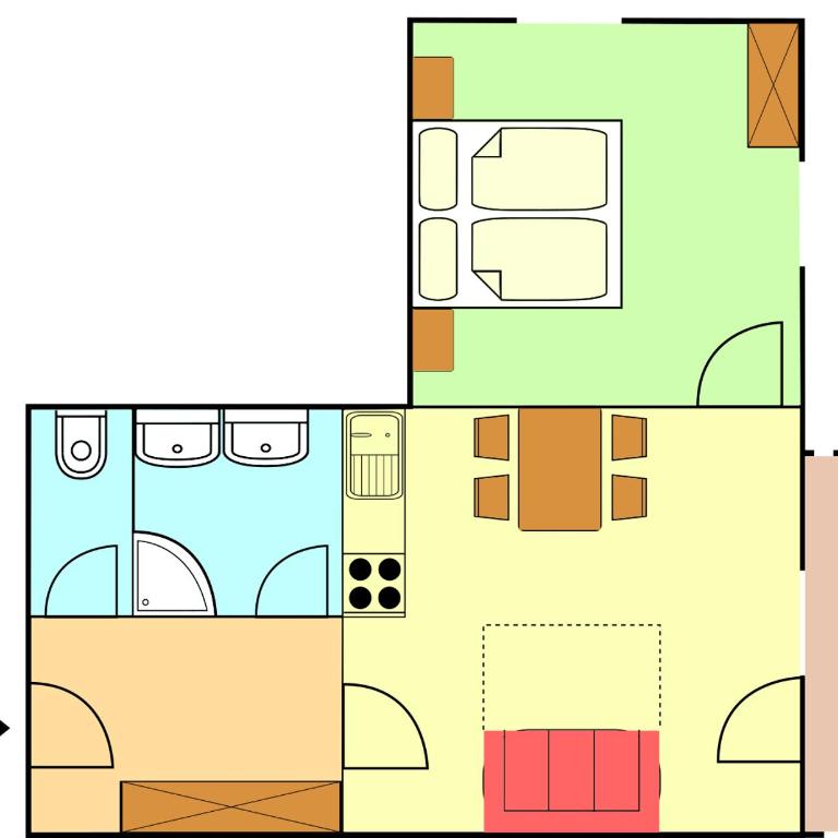Hotel Tauernglöckl - Apartment mit 1 Schlafzimmer und Balkon - 1