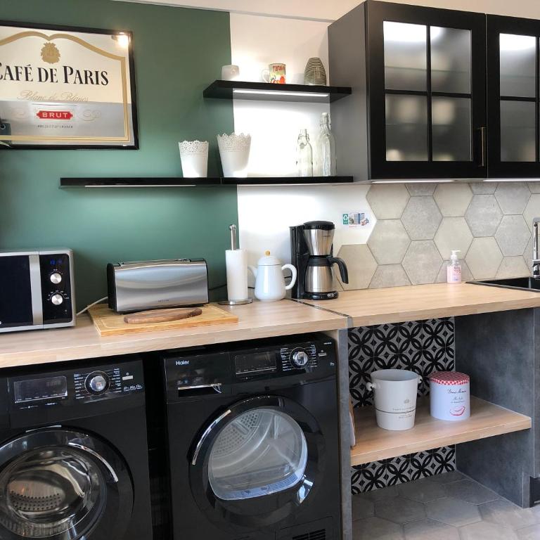 Grand T3- Spacious 2BR Apartement with free parking near city-center Ideal Business & Reims Visits - Appartement 2 Chambres - 38