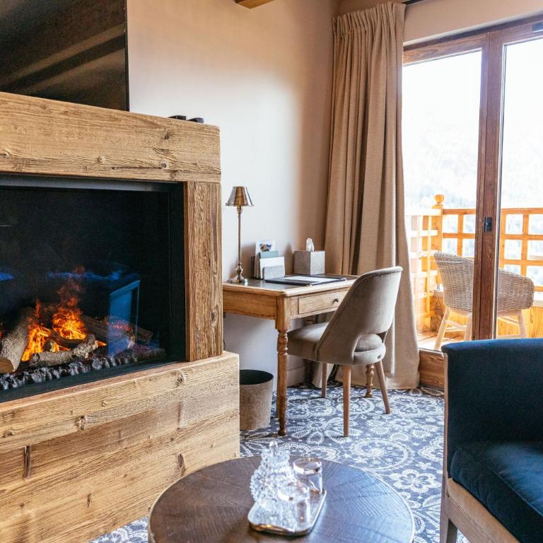Hotel Le V de Vaujany - Suite avec Mezzanine Sud - 3