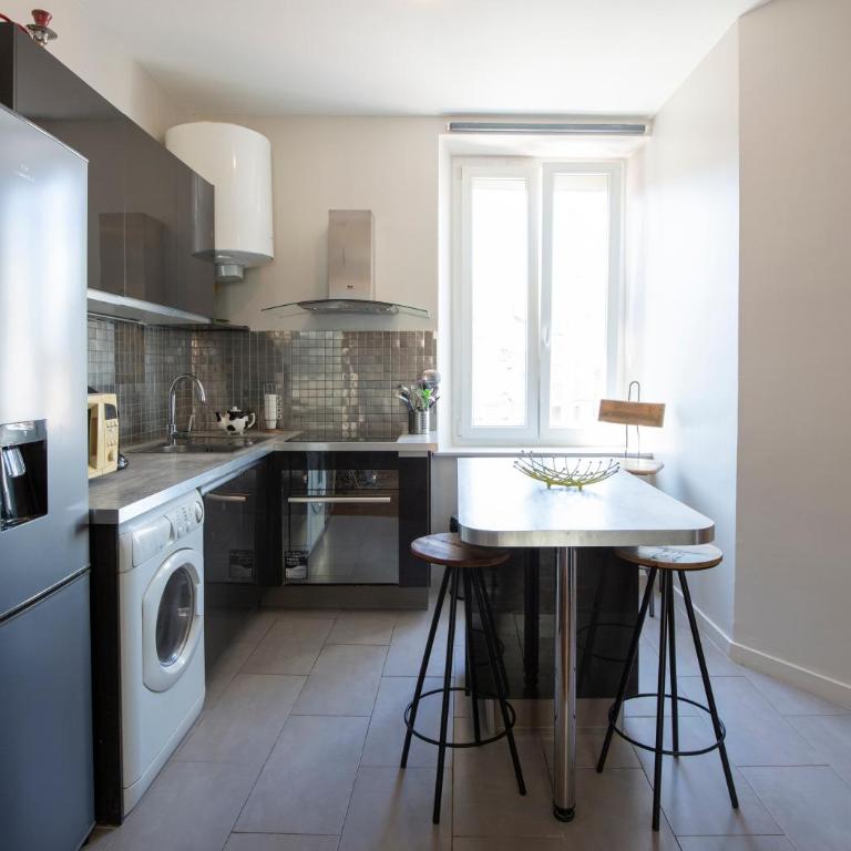 Appartement Milhan avec climatisation centre ville - Apartment mit 1 Schlafzimmer - 13