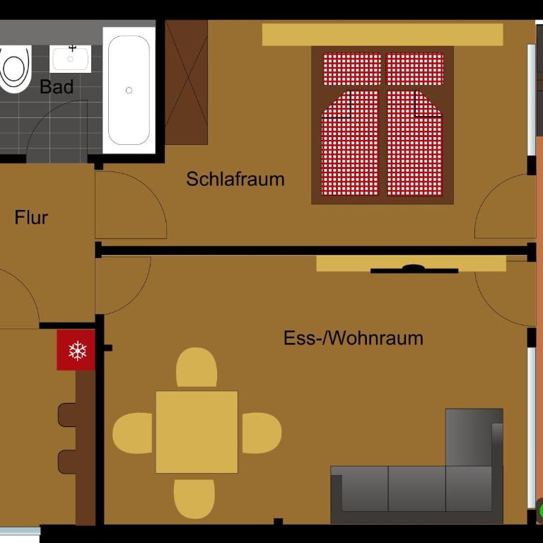 HOCH3 Ferienwohnung - Apartamento de 1 dormitorio - 30