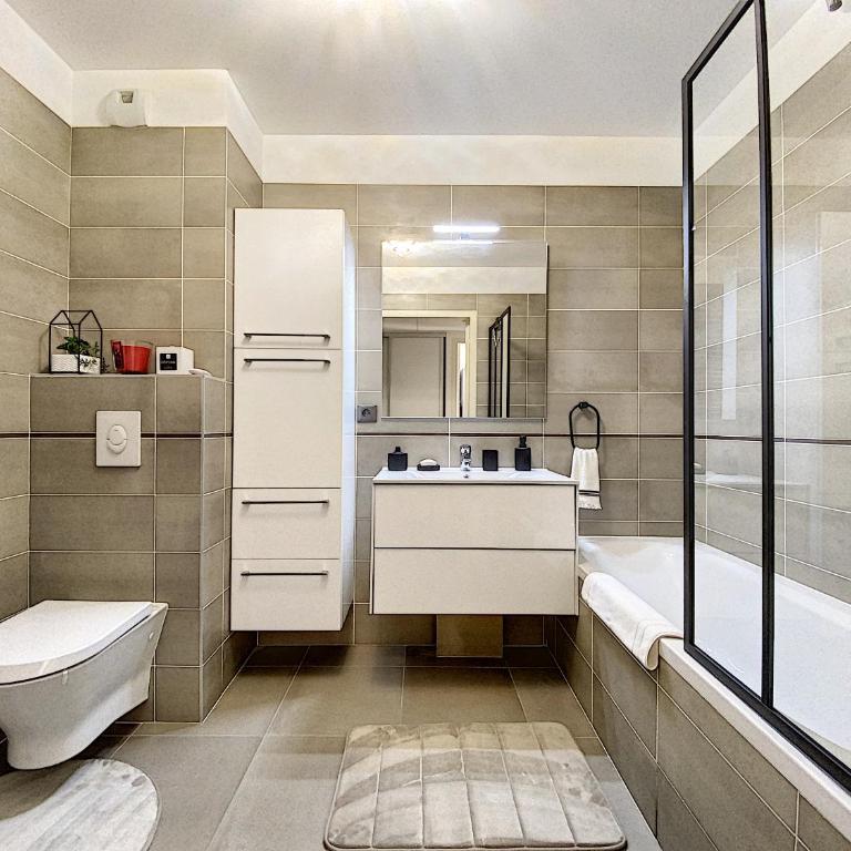 Apartment Palm Beach with a nice swimming pool - Appartement 1 Chambre - 12