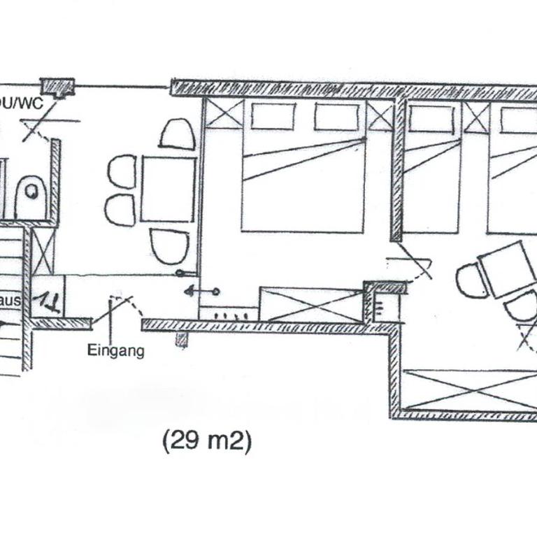 Zimmer und Ferienwohnungen "Heidis Welt" Podlanig - Comfort Familienzimmer mit Balkon - 1