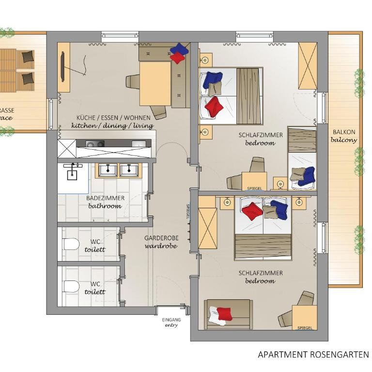 Apart Marlen - Apartment mit 2 Schlafzimmern - 3