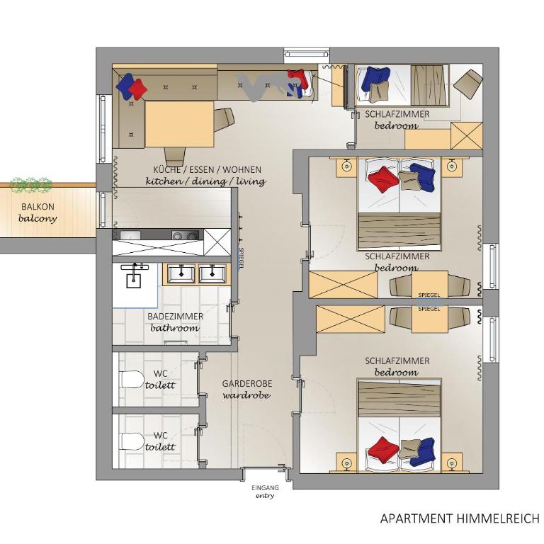 Apart Marlen - Apartment mit 3 Schlafzimmern - 4