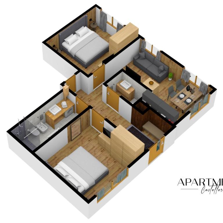 Casteller Apartment Deluxe - Appartamento con 2 Camere da Letto - 21