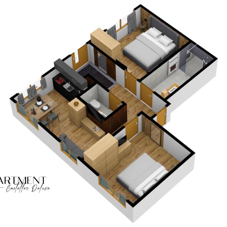Casteller Apartment Deluxe - Appartamento con 2 Camere da Letto - 22