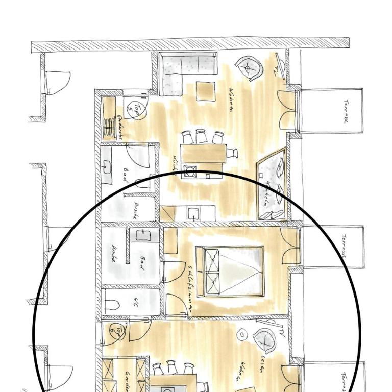 Brunnwirt ESSEN & WOHNEN - Apartment mit 2 Schlafzimmern mit 2 Terrassen - 11