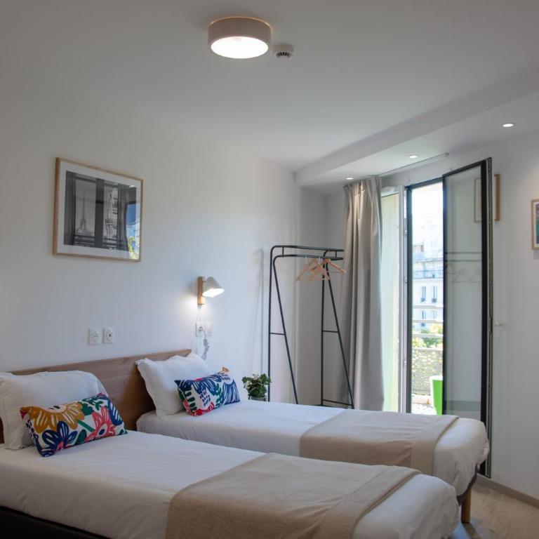 The People - Paris Bercy - Chambre Double ou Lits Jumeaux Confort avec Balcon - 2